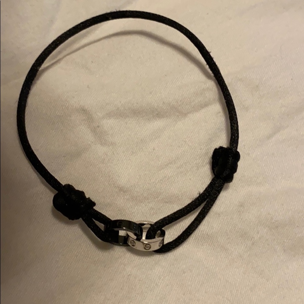 Cartier Love Bracelet white gold, black ceramic